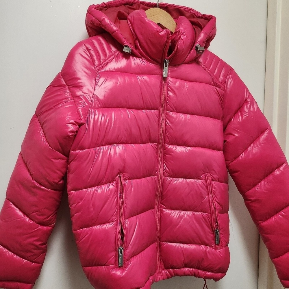 GUESS-Puffer Coat Size‎ Small Pink New with Tags